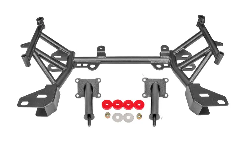 Bmr 93-02 4Th Gen F-Body K-Member Low Mount Turbo Ls1 Motor Mounts Standard Rack Mounts - Black 1