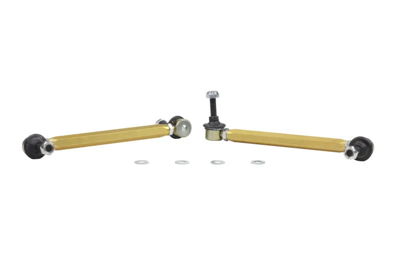 Whiteline 02-06 Mini Cooper S Front Swaybar Link Kit-Adjustable Ball End Links 1