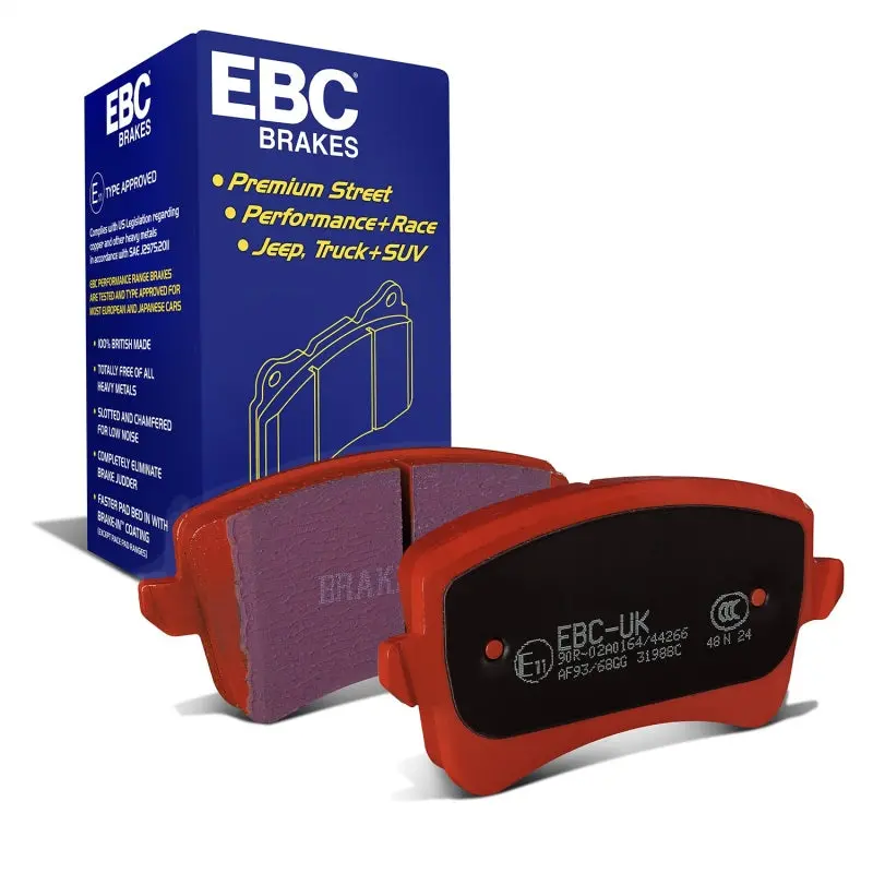 Ebc 09-11 Audi A4 2.0 Turbo Redstuff Rear Brake Pads 1