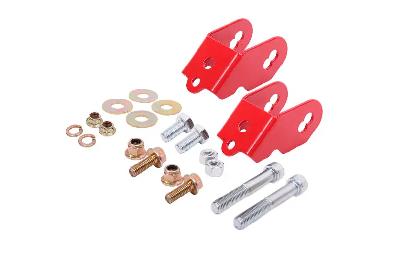 Bmr Suspension 15-18 Ford Mustang S550 Rear Camber Adjustment Lockout Kit - Red 1