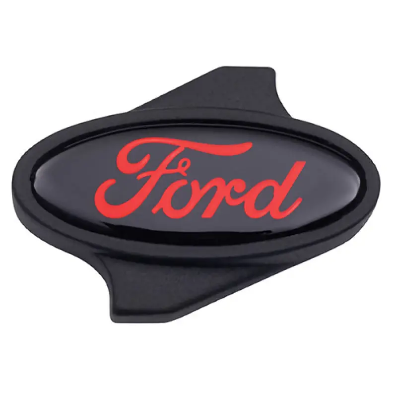 Ford Racing Air Cleaner Nut W/ Red Ford Logo - Black 1