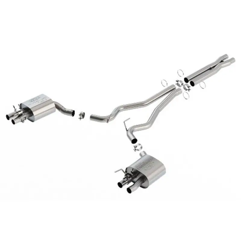 Ford Racing 15-17 Ford Mustang Gt350 Active Cat-Back Sport Exhaust System 1