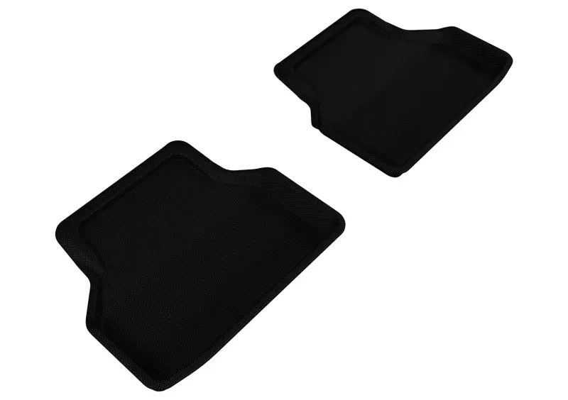 3D Maxpider 2004-2010 Bmw 5 Series E60 Kagu 2Nd Row Floormats - Black 1