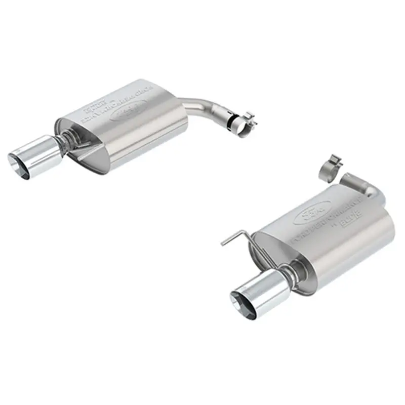 Ford Racing 2018 Mustang 2.3L Ecoboost Sport Muffler Kit - Chrome Tips 1