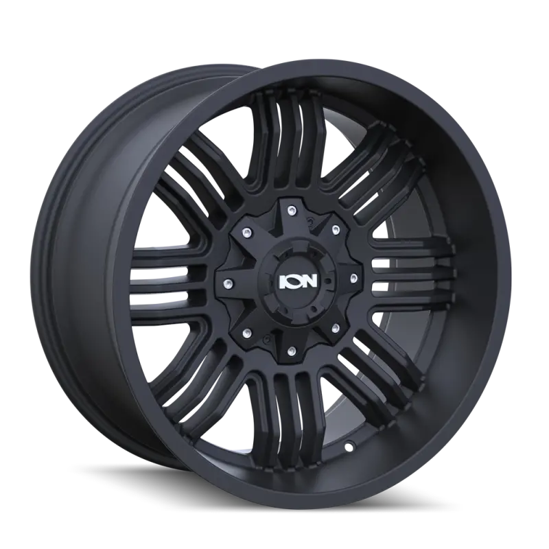 Ion Type 144 20X10 / 8X165.1 Bp / -19Mm Offset / 125.2Mm Hub Matte Black Wheel 1