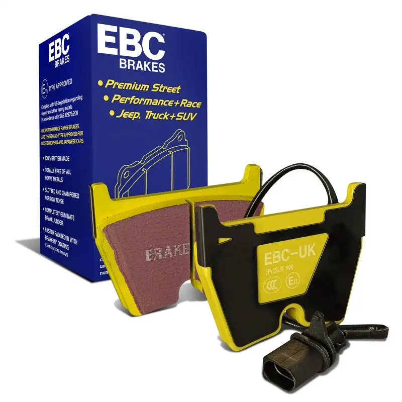 Ebc 06-09 Audi Rs4 4.2 (Cast Iron Rotors) Yellowstuff Front Brake Pads 1