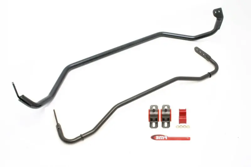 Bmr 08-09 Pontiac G8 Front & Rear Sway Bar Kit W/ Bushings - Black Hammertone 1