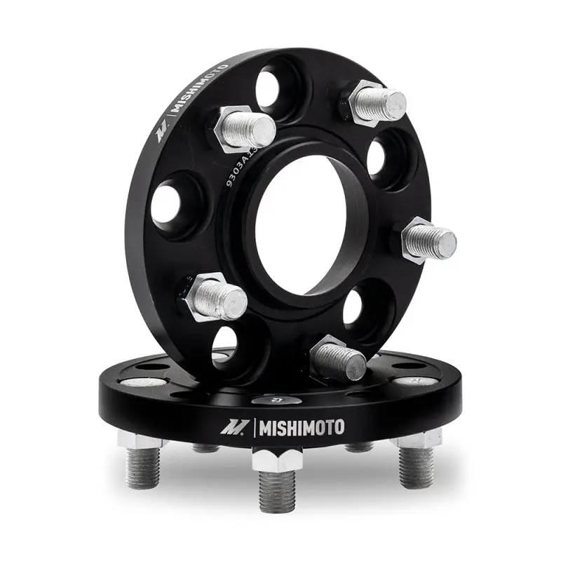 Mishimoto Mishimoto Wheel Spacers 5X114.3 64.1 Cb M14x1.5 15Mm Bk 1