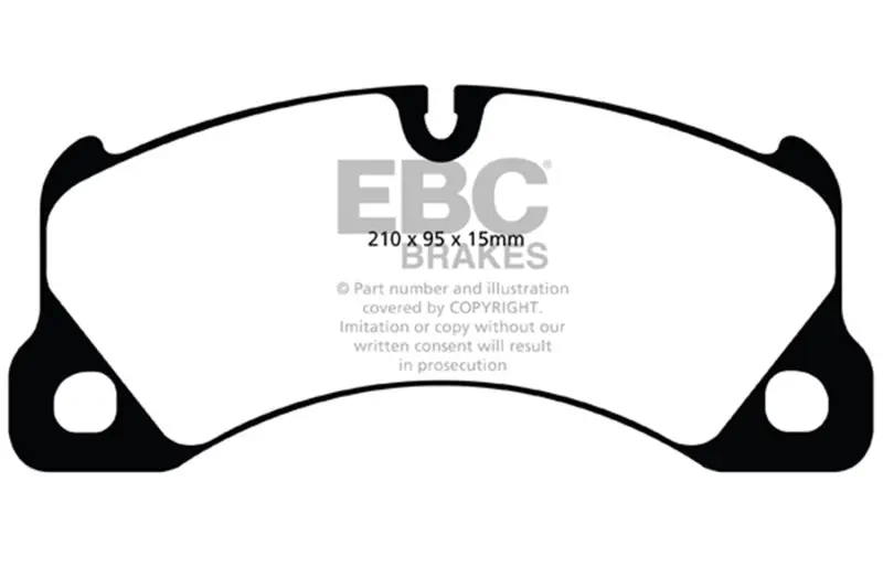 Ebc 10+ Porsche Cayenne 3.0 Supercharged Hybrid Extra Duty Front Brake Pads 1