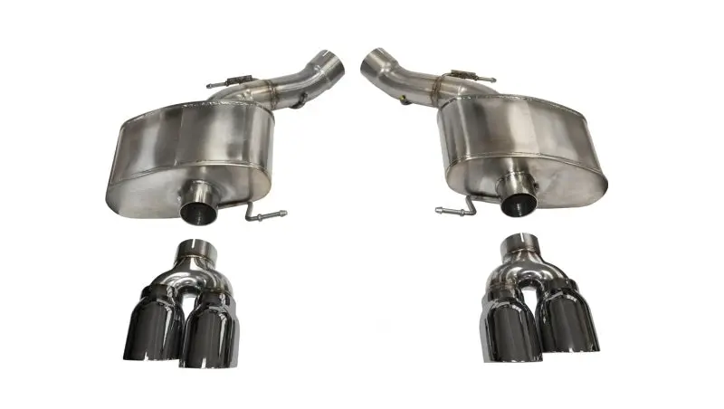 Corsa 2012-2017 Bmw M6 F12 / F13 / F06 Polished Sport Axle-Back Exhaust 1