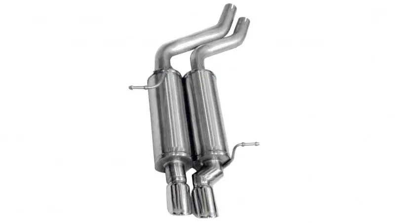 Corsa 2001-2006 Bmw 325I/Ci Convertible E46 Polished Sport Axle-Back Exhaust 1