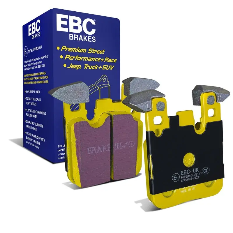 Ebc 14+ Bmw M3 3.0 Twin Turbo (F80) Yellowstuff Rear Brake Pads 1