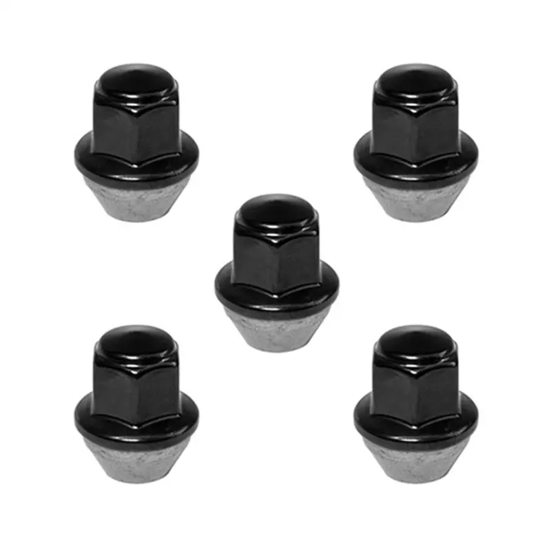 Ford Racing M12 X 1.5 Black Lug Nut - Set Of 5 1