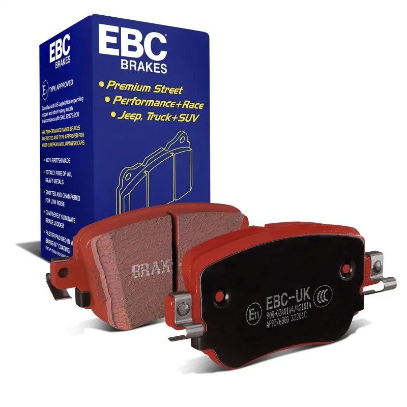 Ebc 15-19 Volkswagen Gti 2.0T Redstuff Rear Brake Pads 1