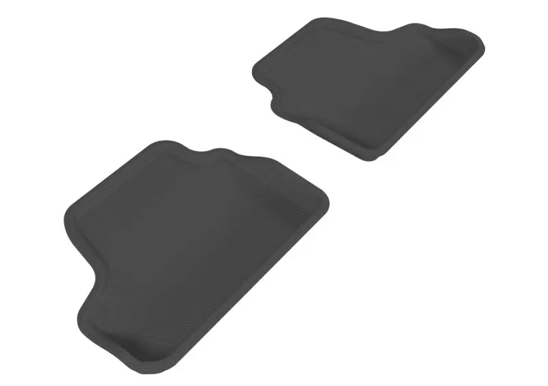 3D Maxpider 2007-2013 Bmw 3 Series E93 Kagu 2Nd Row Floormats - Black 1