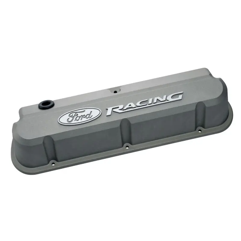 Ford Racing 289-351 Slant Edge Gray Valve Cover 1