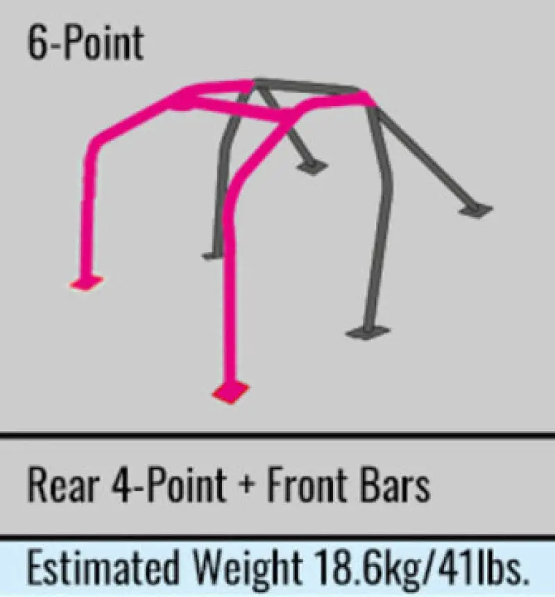 Cusco D1 Chromoly 2-Pssgr 6-Pt Dash-Thru Roll Cage W/Harness Bar 00-05 S2000 Ap1/Ap2 (S/O/No Cancel) 1