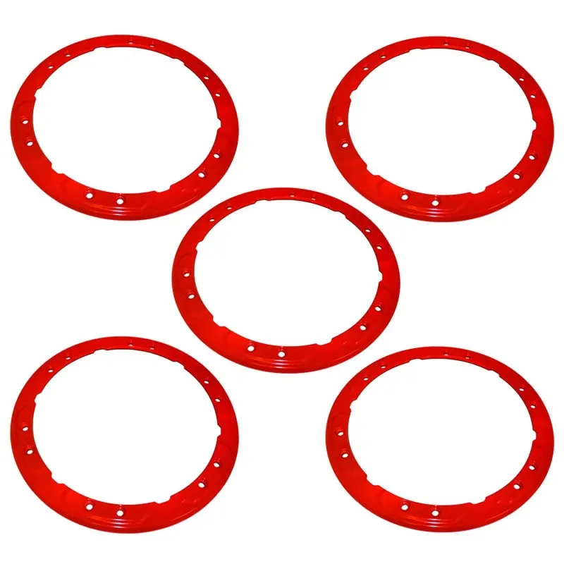 Ford Racing 2021+ Ford Bronco Functional Bead Lock Ring Kit - Red 1