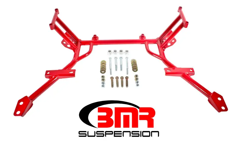Bmr 05-10 S197 Mustang K-Member W/ No Motor Mounts And Std. Rack Mounts - Red 1