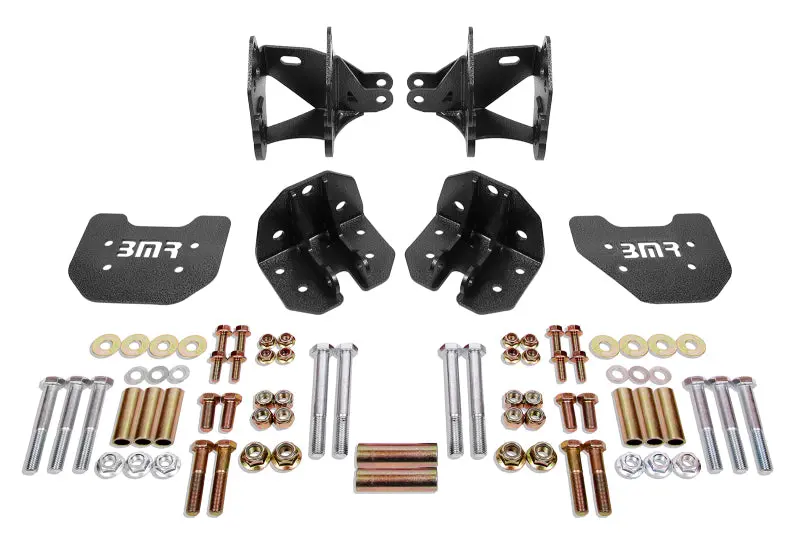 Bmr 79-04 Mustang Rear Coilover Conversion Kit W/ Control Arm Bracket - Black Hammertone 1