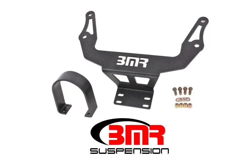 Bmr 08-17 Challenger Front Driveshaft Safety Loop - Black Hammertone 1