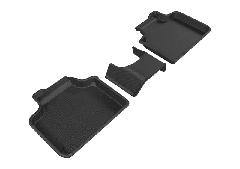 3D Maxpider 2017-2019 Mini Countryman Kagu 2Nd Row Floormats - Black 1