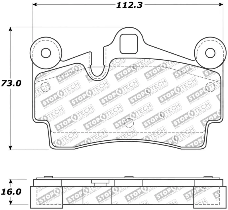 Stoptech Street Touring Brake Pads 1
