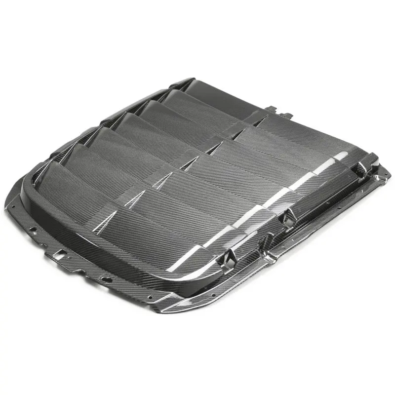 Ford Racing 20-21 Mustang Gt500 Carbon Fiber Hood Vent Kit 1