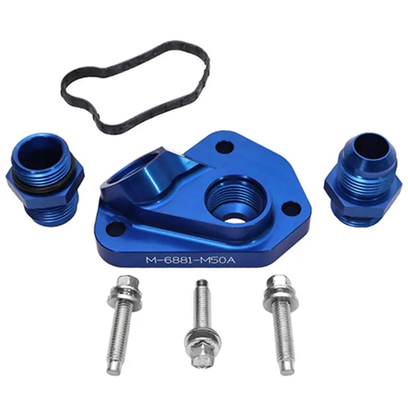 Ford Racing 2015 Coyote 5.0L Oil Line Adaptor 1