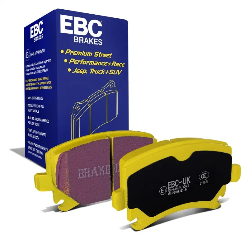 Ebc 06-13 Audi A3 2.0 Turbo (Girling Rear Caliper) Yellowstuff Rear Brake Pads 1