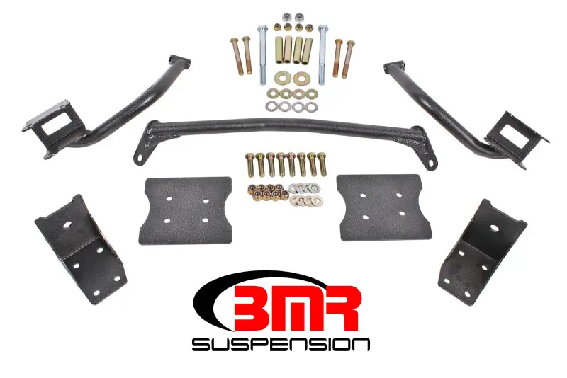 Bmr 79-04 Fox Mustang Torque Box Reinforcement Plate Kit(Tbr005h And Tbr003h) - Black Hammertone 1