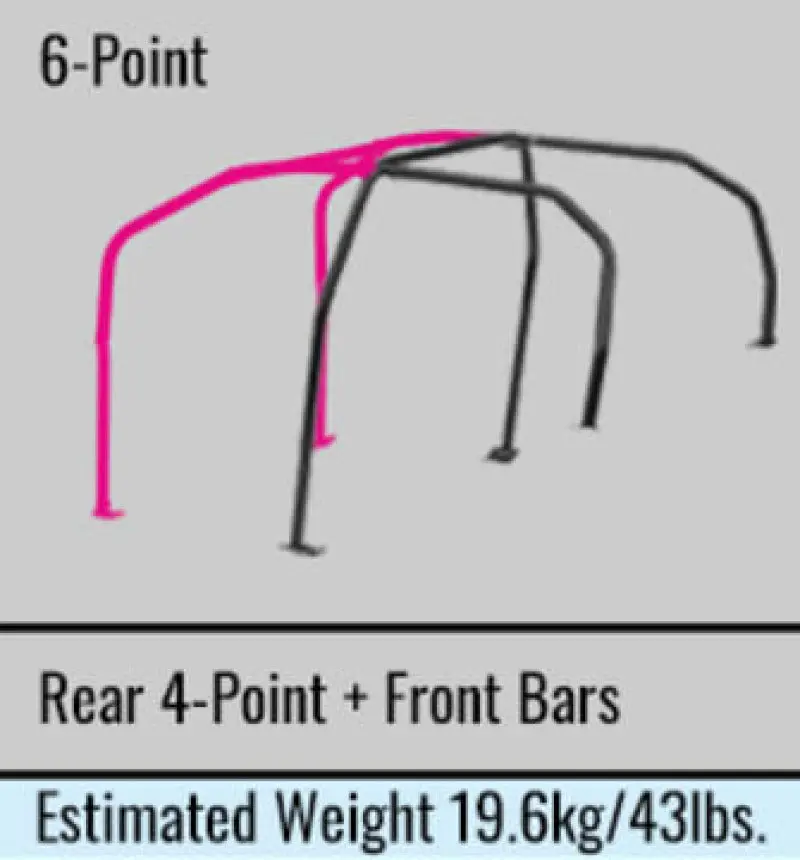 Cusco Roll Cage 6 Points Dash Through Cromoly 4 Passenger Ct9a Evo 9 (S/O / No Cancel) 1