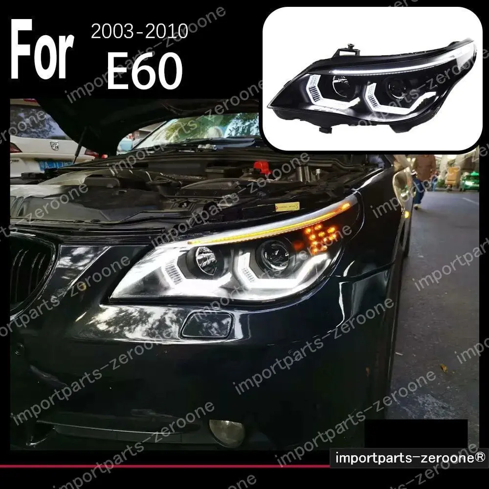 Bmw　５シリーズ　E60　2003～2010　アップグレードヘッドライト　Headlight Full 　　-Had-1054 1