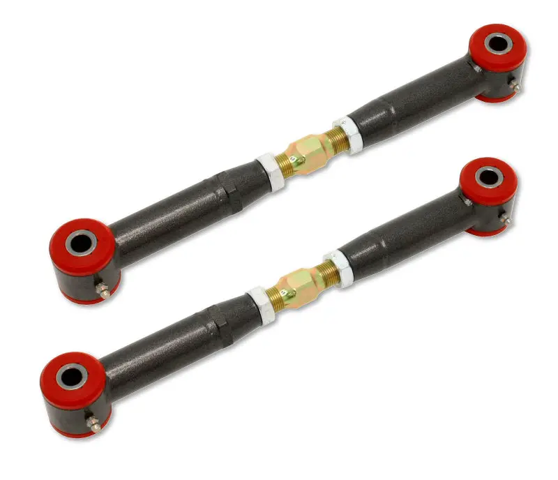 Bmr 10-15 5Th Gen Camaro Rear Adj. Toe Rods (Polyurethane) - Black Hammertone 1