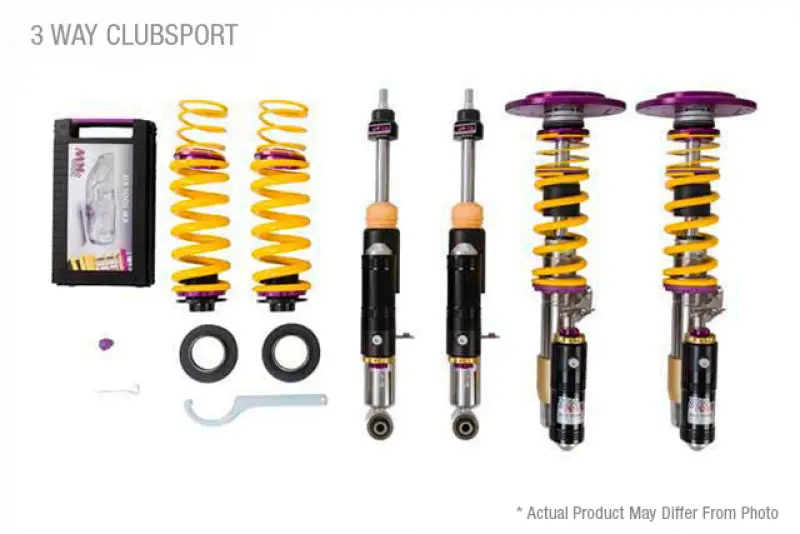 Kw Porsche Turbo Coupe Convertible W/ Pdcc Clubsport Coilover Kit 3-Way 1