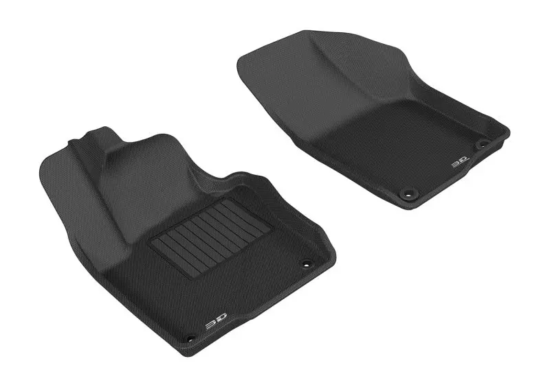 3D Maxpider 2011-2018 Volkswagen Jetta Sedan Kagu 1St Row Floormat - Black 1