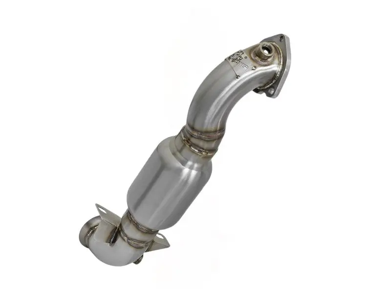 Afe 09-13 Mini Cooper S (R56) L4 1.6L (T) Twisted Steel Down Pipe 2-1/2In 304 Stainless Steel W/ Cat 1