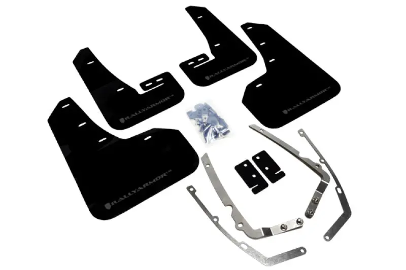 Rally Armor 15-21 Mkvii Vw Golf/Gti Black Ur Mud Flap W/Grey Logo 1