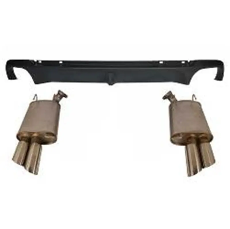Ford Racing 2013-2014 Mustang Gt Axle Back Quad Tip Mufflers With Rear Lower Valence 1