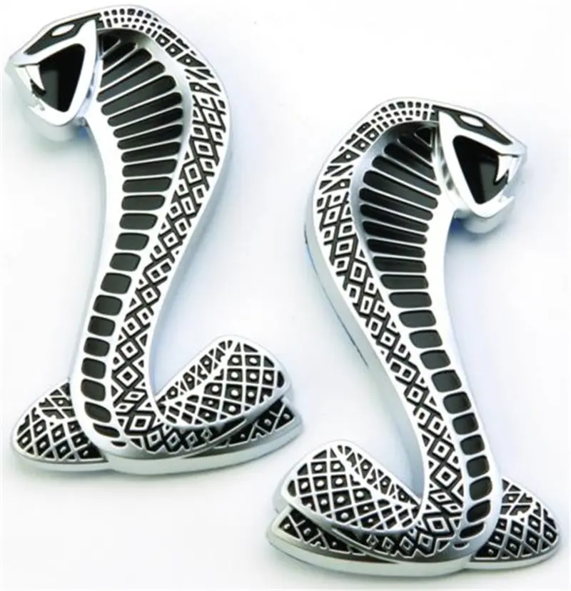 Ford Racing 2007-2009 Mustang Svt Cobra Snake Fender Emblems 1