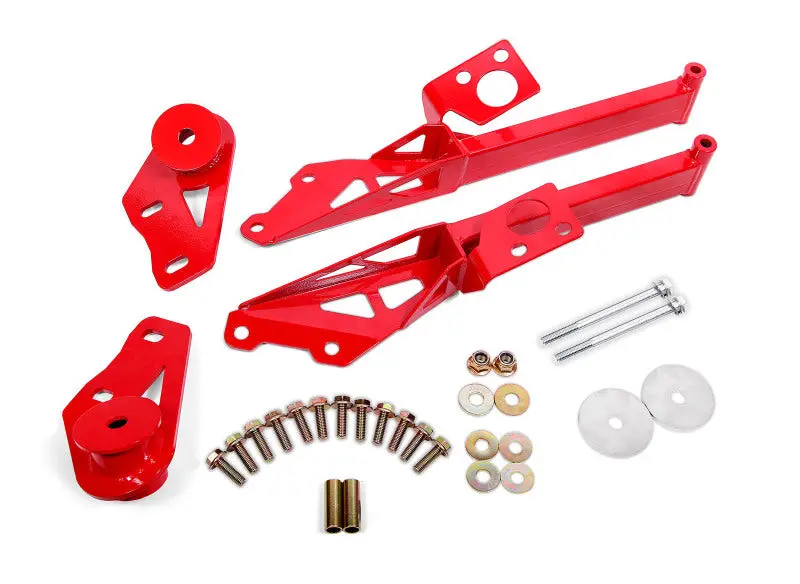 Bmr Suspension 15-18 Ford Mustang S550 Irs Subframe Support Brace (Red) 1