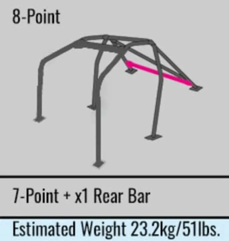 Cusco Roll Cage 8 Points Dash Through Chromoly 4 Passenger Ct9a Evo 9 (S/O / No Cancel) 1