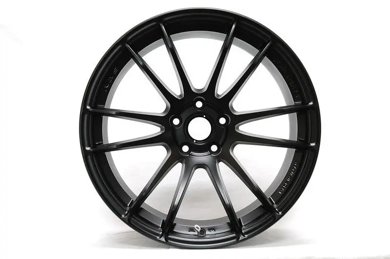 Gram Lights 57Xtreme Spec-D 18X9.5 +38 5-114.3 Semi Gloss Black Wheel 1
