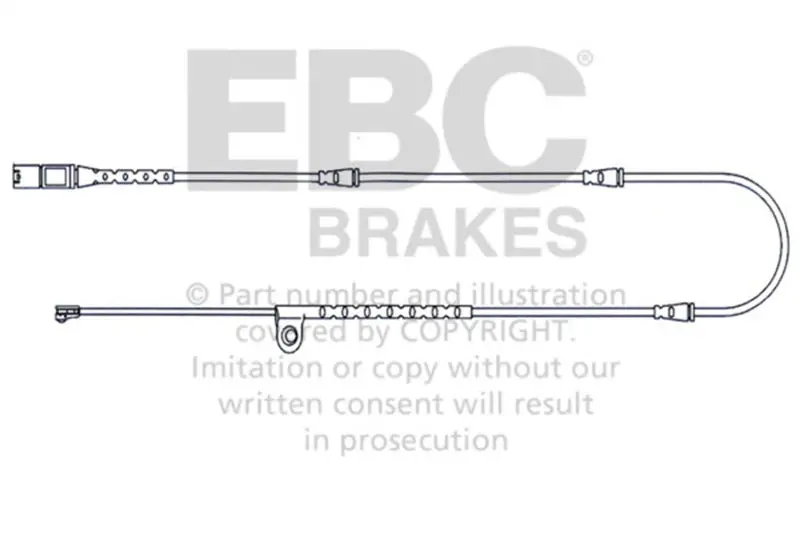 Ebc 2010-2014 Bmw X5 4.4L Twin Turbo Front Wear Leads 1