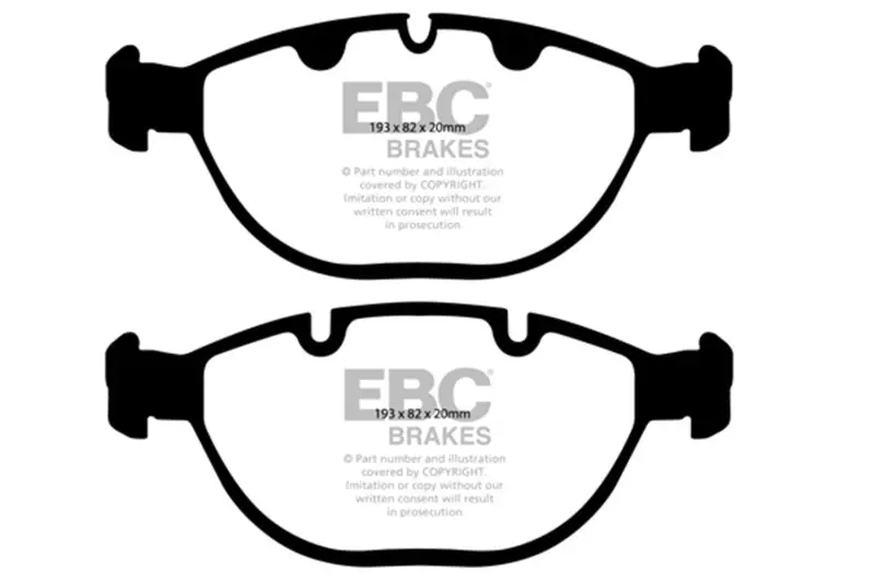 Ebc 02-04 Bmw X5 4.6 Ultimax2 Front Brake Pads 1