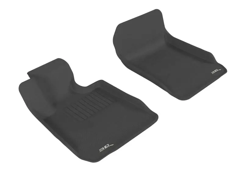 3D Maxpider 2006-2011 Bmw 3 Series E90/E92 Kagu 1St Row Floormat - Black 1