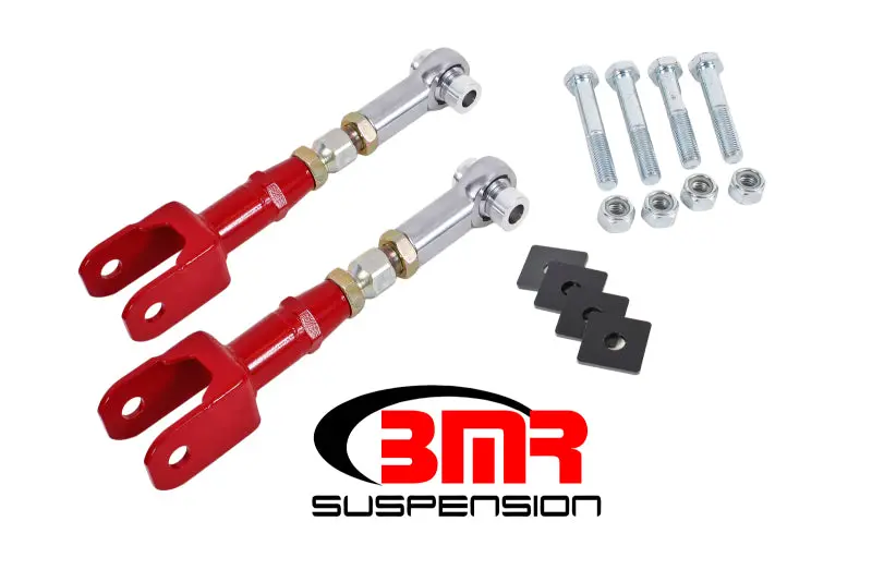 Bmr 15-17 S550 Mustang Rear On-Car Adj. Rod Ends Toe Rods - Red 1
