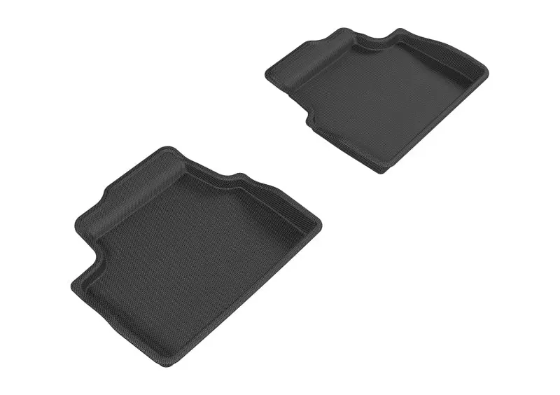 3D Maxpider 2014-2019 Mini Hardtop 4-Door Kagu 2Nd Row Floormats - Black 1