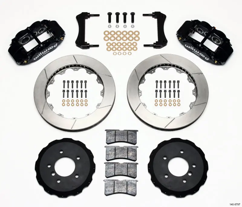 Wilwood Narrow Superlite 6R Front Hat Kit 13.06In E36 Bmw M3 1