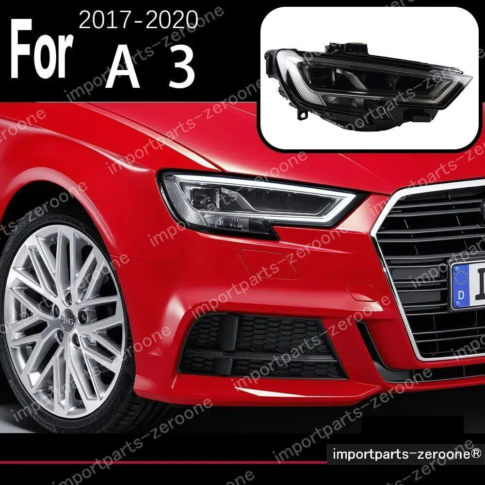 アウディ　A3　2017～2020　アップグレードヘッドライト　右ハンドル用　2017～2019　-Had-1042 1